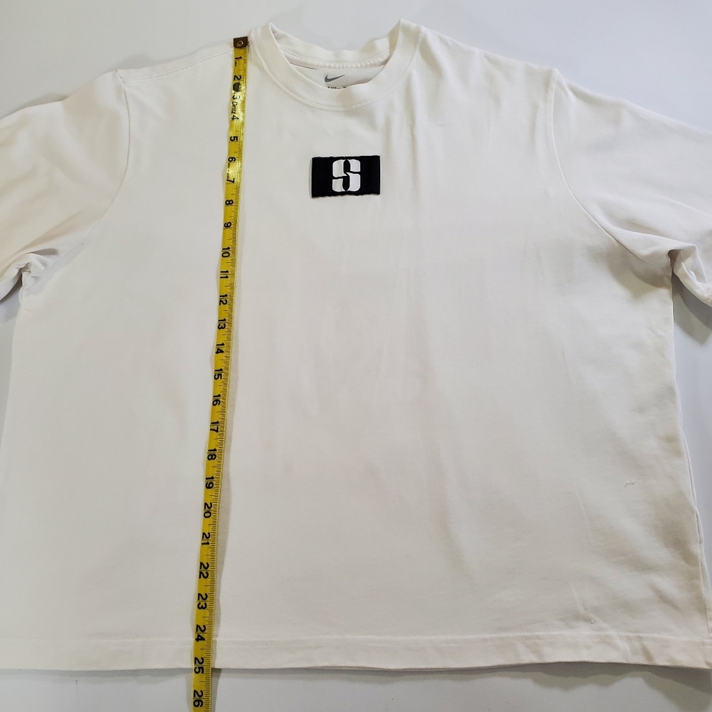 1315 * Nike Sabrina Ionescu Boxy Basketball Graphic Tee Loose Fit White Size XL - Picture 8 of 10